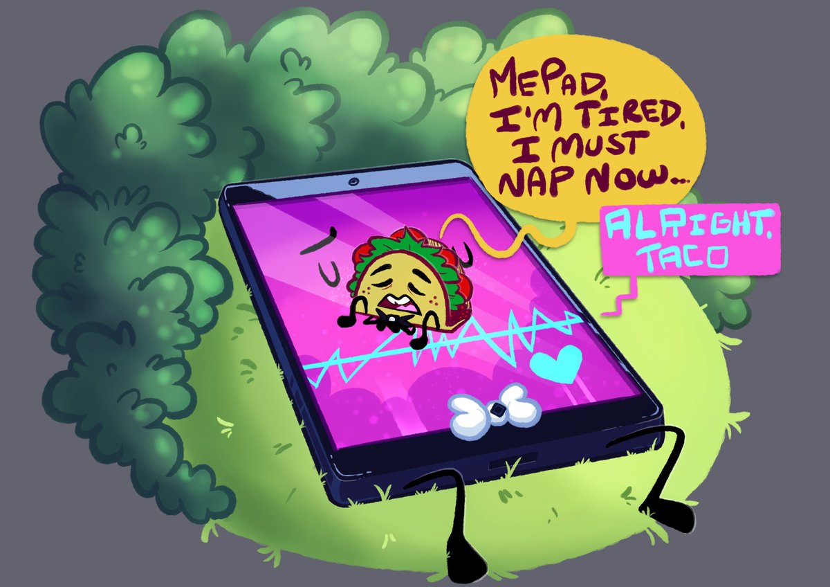 IceTheCatArtist's tweet image. This very much would happen :3
#inanimateinsanity #MePad #Taco #TacoPad #SourScreen

[There will be more Meeping Meeplings soon, but just been tired like Taco]