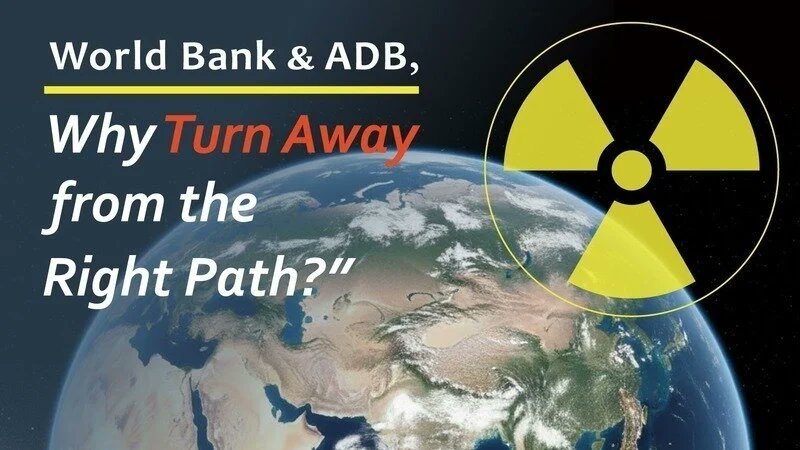 Say NO to nuclear financing🚫
The <a href="/WorldBank/">World Bank</a> has lifted its ban &amp; <a href="/ADB_HQ/">Asian Development Bank</a> may follow.
Nuclear = unsafe, costly, waste risks, &amp; burden for future generations.
Let’s act together to prevent today’s decisions from burdening tomorrow’s generations - sign here: chng.it/G9MCKn6Gpv
