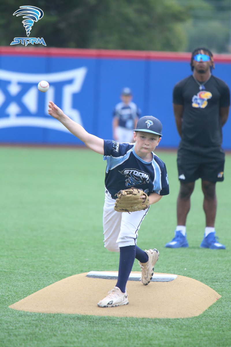 Casen with an outstanding performance on the bump in the championship game, and leading the way to a championship win. The right handed hurler had a great day going the distance with 7 strikeouts, 4 walks, and letting up 3 runs. Great job Casen. Storm Proud!