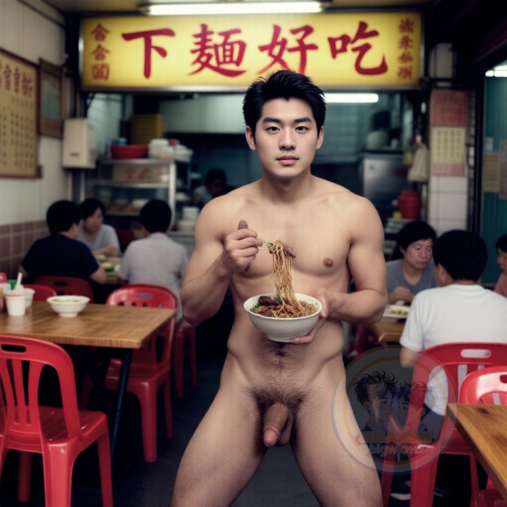 Do you want to go to this noodle shop?
这间面店你想去吃吗？

#ai #aiartworks #male #boy #gay #gayart #gayboy #gaymale #yaoi