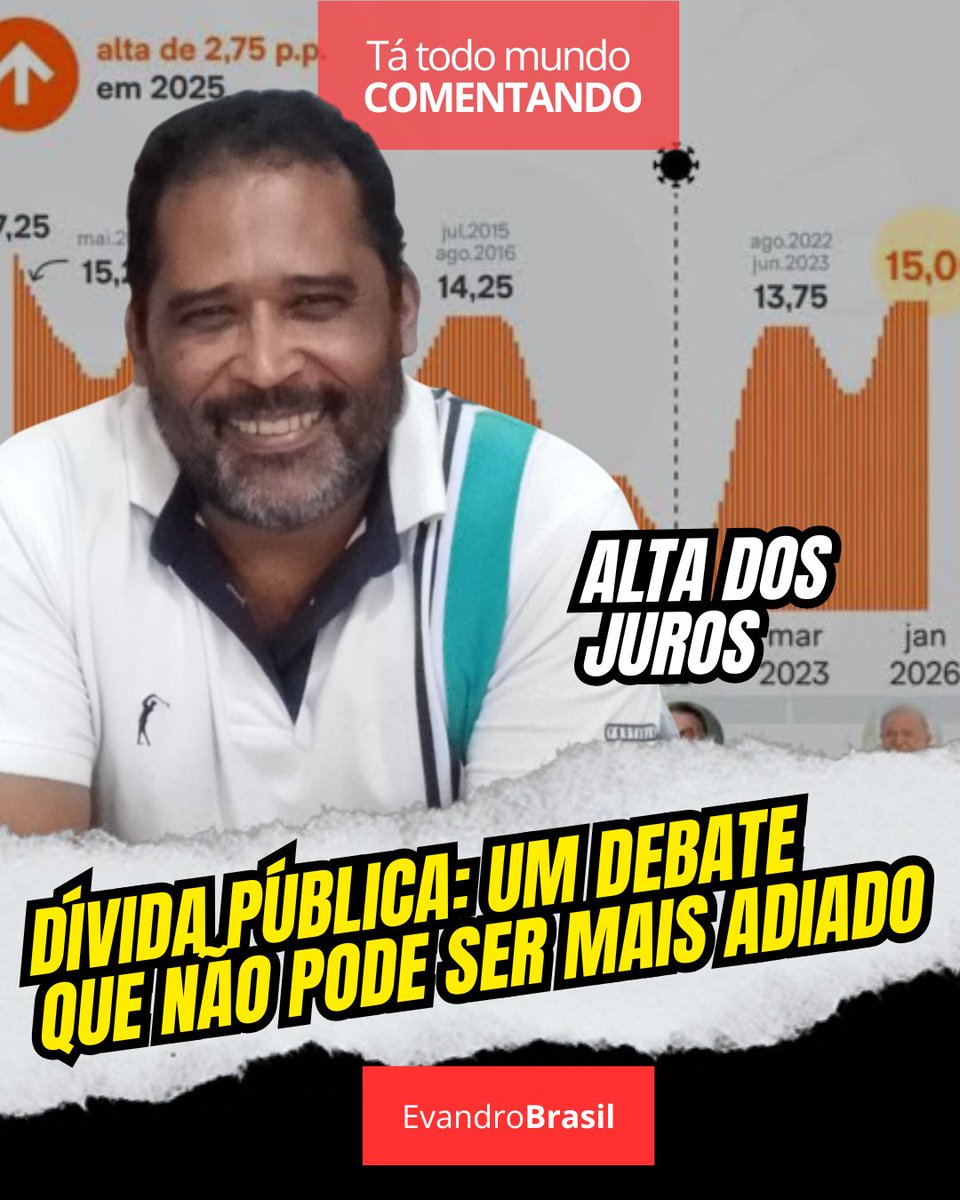 Já passou da hora. A alta dos juros e da taxa Selic já não se justificam. A divida pública cresce e, com isso, recursos que poderiam ser aplicados na educação, saúde, segurança pública, habitação etc vão direto para os bolsos dos banqueiros. Leia em evandrobrasil.blogspot.com