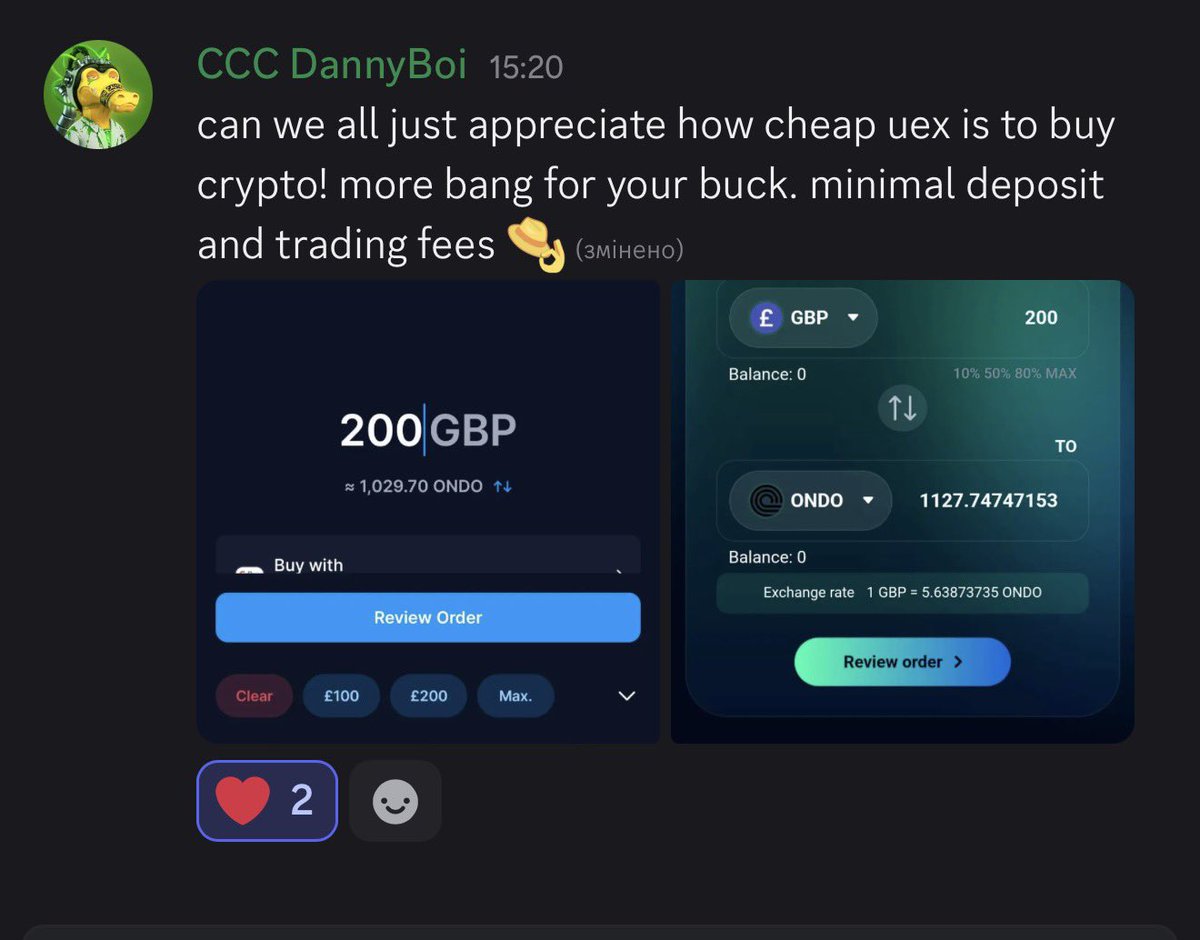 More and more people are realizing: UEX is the way!

Deposit money with PayPal (0% fees) → choose the crypto you like → buy crypto at the best rates.

Simple. Fast. Efficient.