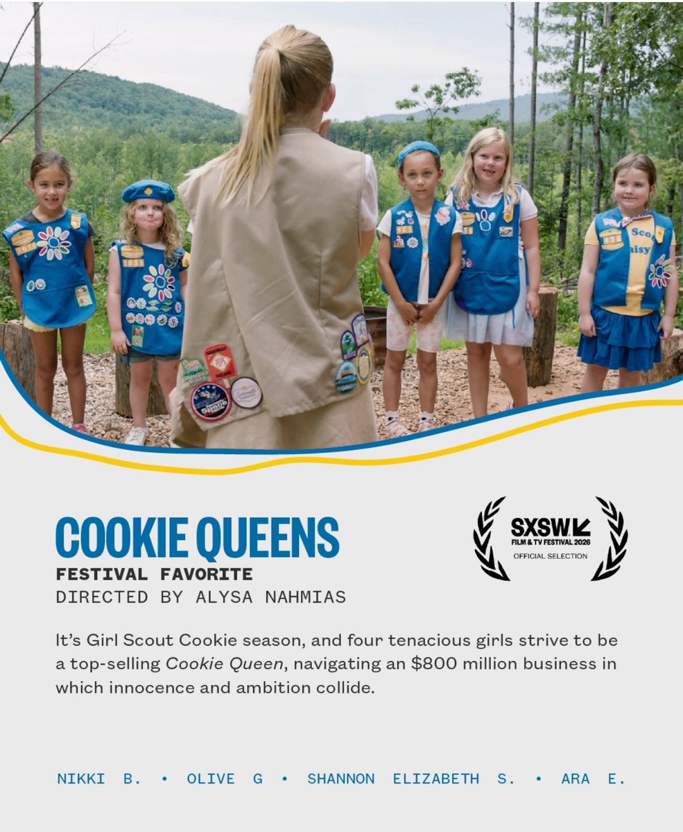 🆕 “Cookie Queens” the cute documentary  executive produced by Prince Harry and Meghan has been officially selected to be spotlighted at the South by Southwest (SXSW) Film &amp; TV Festival. From March 12-18 in Austin, Texas. 🎬🎞️

#HarryandMeghan #CookieQueens #SXSW2026