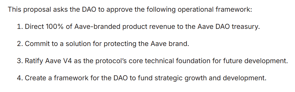 $AAVE is about to get considerably more interesting for investors.

- Leading DeFi protocol.
- Growing marketshare across RWAs and Tokenized assets.
- Now 100% of REVENUE will be going to AAVE holders.

If they execute this well, AAVE holders would control a much larger revenue