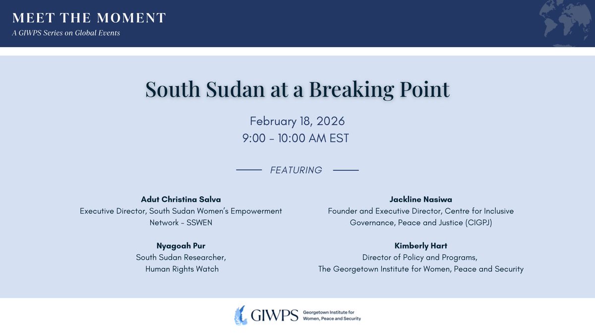 GU Women & Peace tweet media