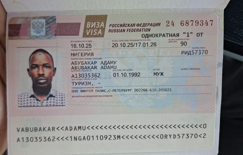 A Nigerian citizen, Abubakar Adamu, has appealed to the Nigerian government for urgent repatriation after claiming he was lured to Russia under the pretext of civilian employment and coerced into military service with the Russian Army.