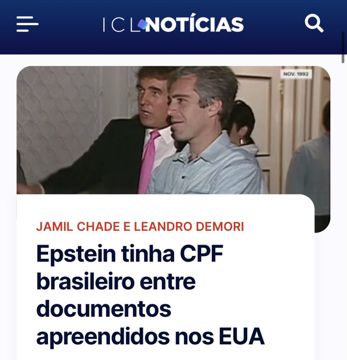 Pessoal, se vocês perceberem que qualquer veículo está repercutindo essa história aqui, saibam que agora ela é pública por causa do trabalho de alta qualidade do <a href="/demori/">Leandro Demori</a> e do <a href="/JamilChade/">Jamil Chade</a>. Infelizmente, os veículo da imprensa hegemônica têm o péssimo hábito/vício de não creditarem