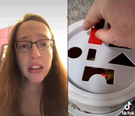 The circle goes in the square hole