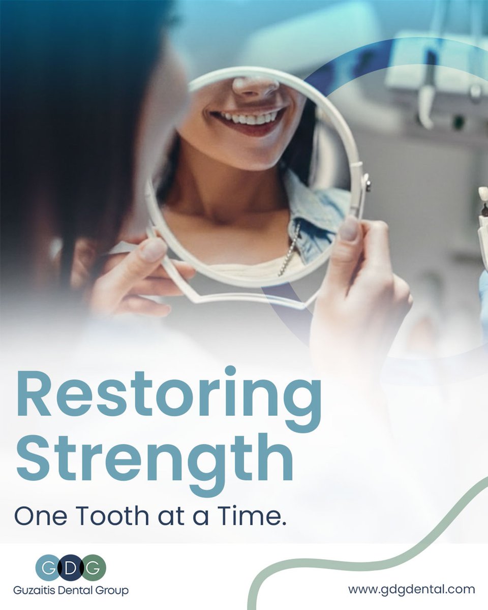 GuzaitisDG's tweet photo. Crowns and bridges bring back function and protect what’s left of your natural teeth. Whether it’s a cracked crown or a missing tooth, GDG crafts durable restorations that blend with your smile and withstand daily wear.
 Explore your options → https://t.co/uQhCW7RQbH

#guzaitis https://t.co/PLtiis380Q