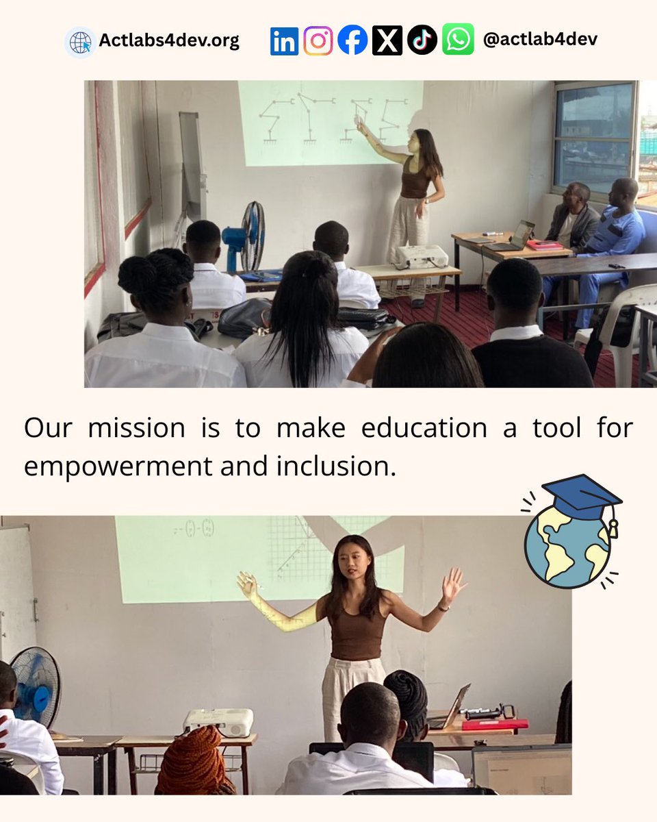 Our mission is simple: create sustainable solutions that change lives. Change starts with action. Are you ready to be part of it? 🚀 
#ActLabForDevelopment #ActLab4Dev #2030Agenda #LeaveNoOneBehind #SkillsForTheFuture