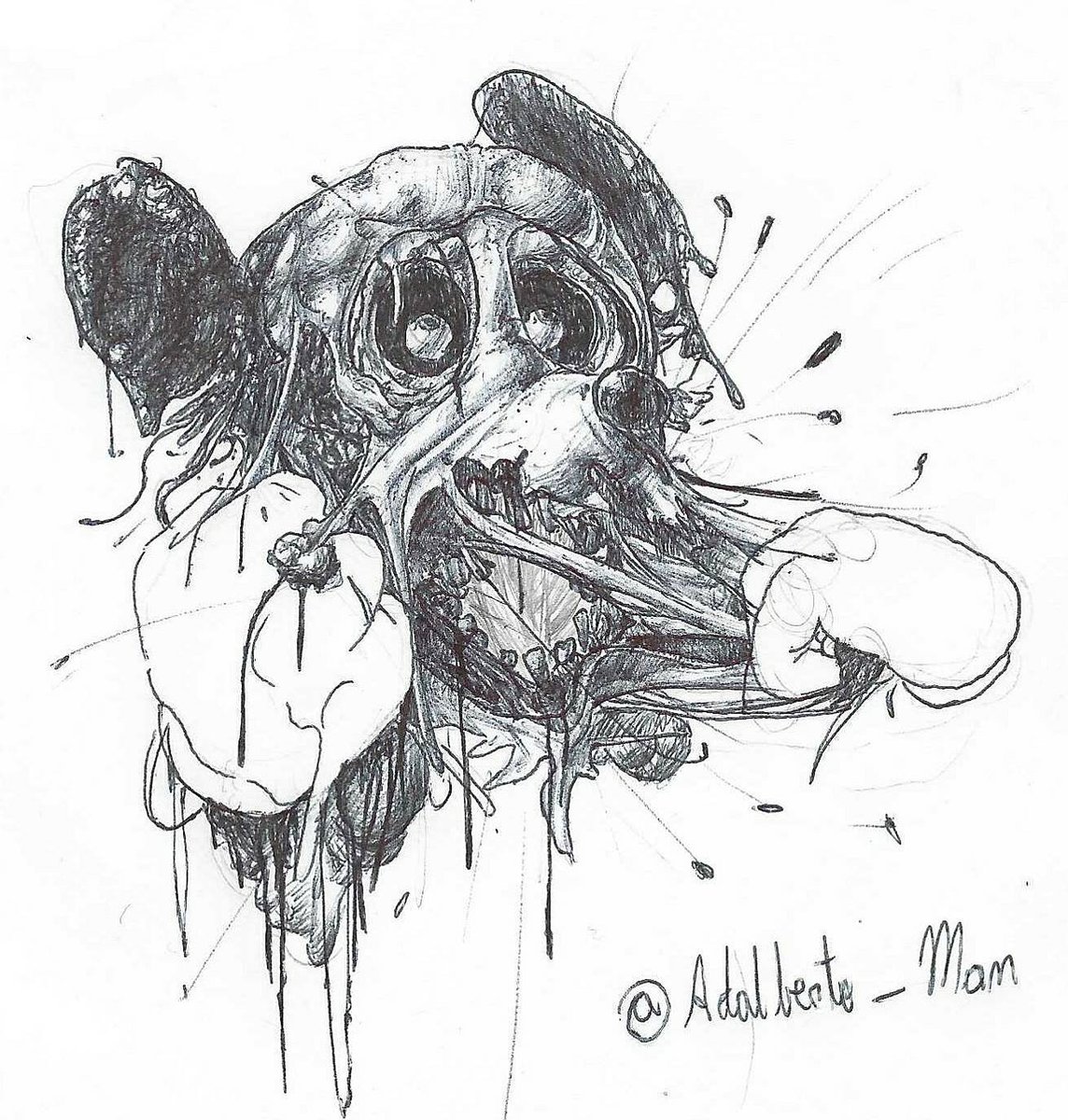 "I'm Always gonna be taught to Hate, because my own Flesh is Nothing but a Part of You."
Art of Corrupted Face - Tradicional Art
#FNaTI #TreasureIsland #OblitusCasa