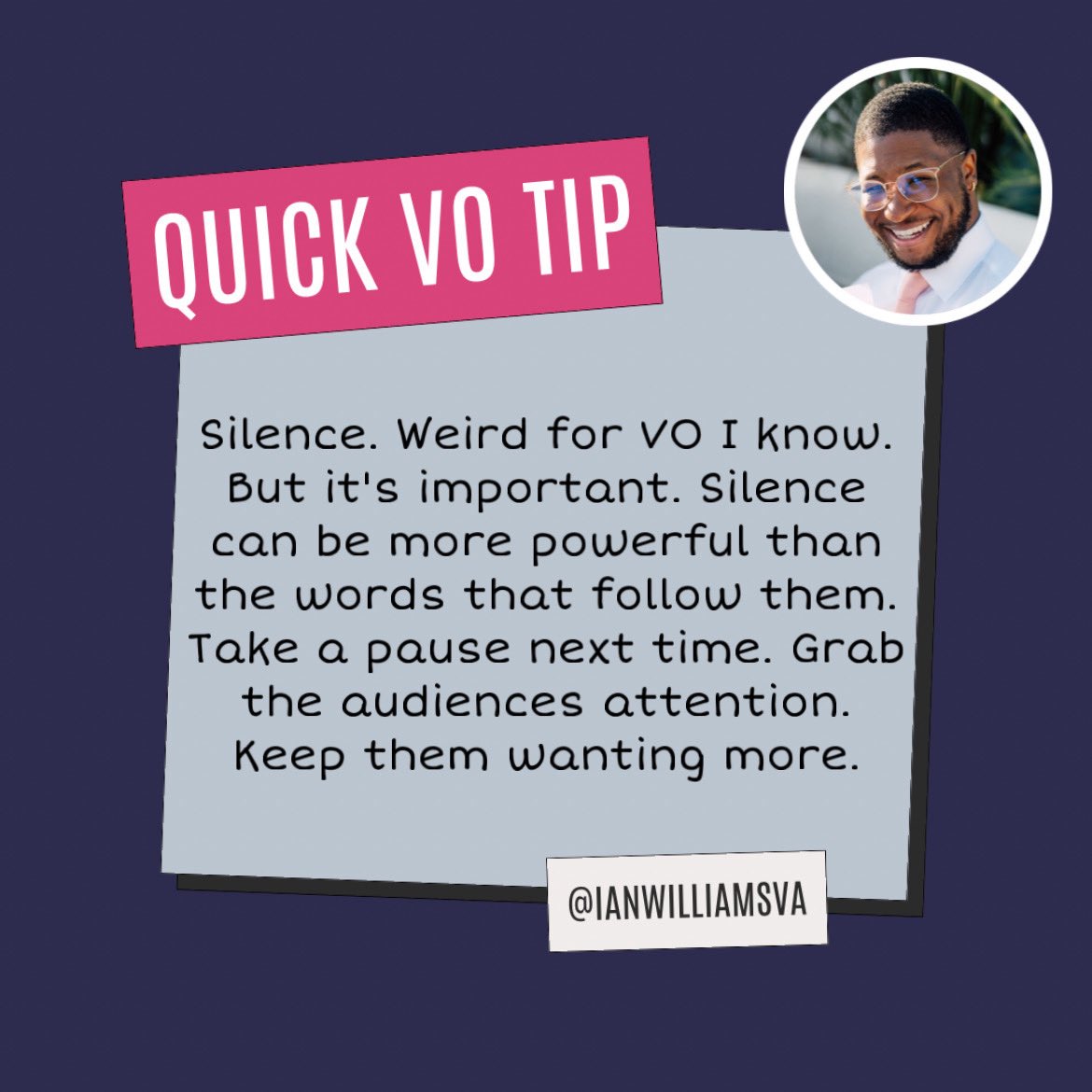 Ian Williams 🎙️ Voice Actor tweet media