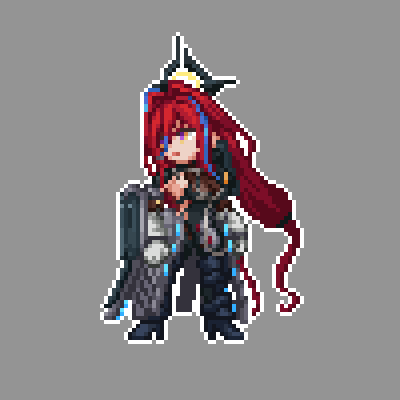 #엔드필드 #엠버 #Pixelart #ArknightsEndfield