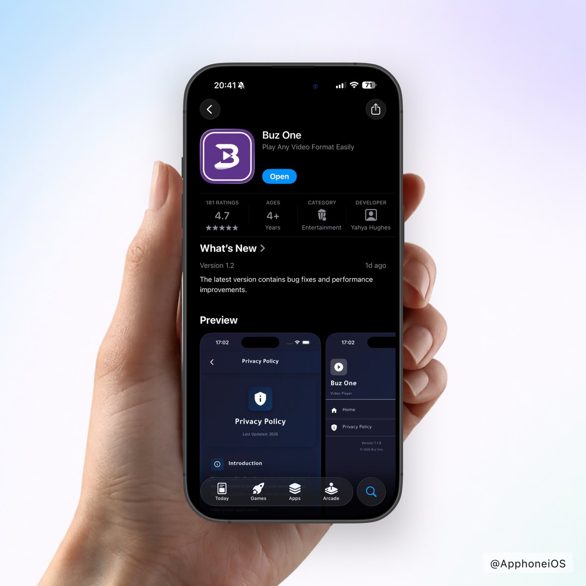 Apphone iOS tweet media