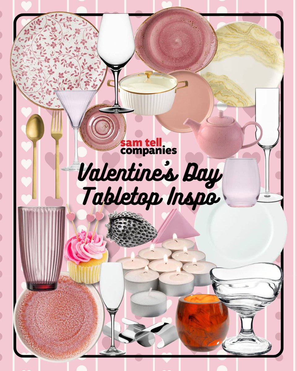 Love is in the air... and on the table

From blushing plates to sparkling glassware and golden touches, we're setting the scene for a Valentine's Day worth toasting to