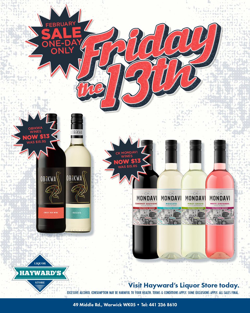 FRIDAY THE 13TH - FEBRUARY 2026 #HaywardsLiquorStore