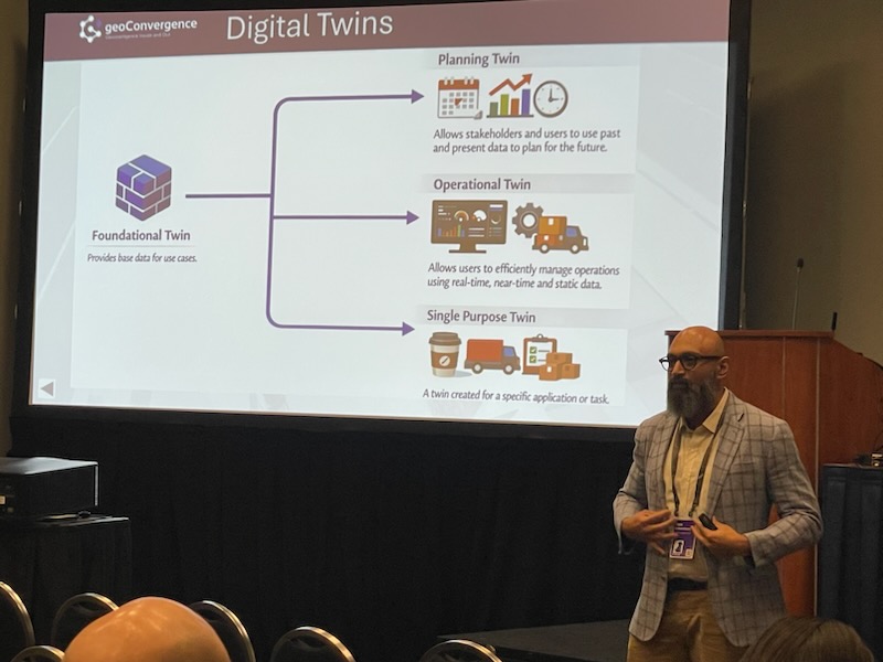 geoConvergence's tweet photo. FedGIS 2026 Re-cap: 

- Esri FSBS Partner of the Year Award
- Infrastructure SIG panel
- Great conversations with the GIS community  Thank you to everyone who connected. 
Grateful to @Esri and the FedGIS community. Next stop: GeoWeek!
#FedGIS #DigitalTwin #EsriPartner #Geospatial https://t.co/viU9S5SZ1p
