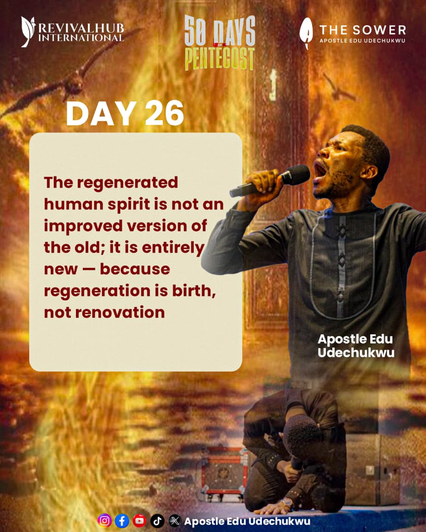 EduUdechukwu's tweet photo. Excerpts From Day 26 of the Ongoing 50 Days of Pentecost, 2026
Topic: A Doctrinal Treatise on Prayers and Groanings:
The Revelation of the Economy of the Help of the Holy Ghost according to Romans 8:26
#apostleeduudechukwu #apostleedu #apostleeduteaching #50daysofpentecost https://t.co/Rgb9ozSprQ
