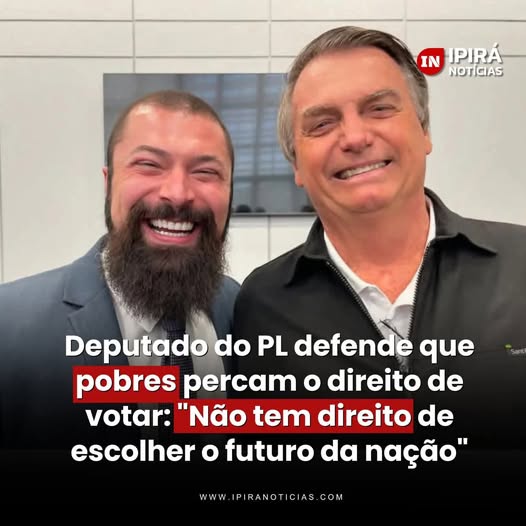 Misericórdia, esses dois vagabundos defendem que se acontecer um desastre, e Flávio for eleito, os Pobres perderão o direito de votar: "Pobre não tem direito de escolher o futuro da nação", afirmam.

Pessoal, vocês conseguem definir esses dois Patifes com uma palavra ???  🤮   👇