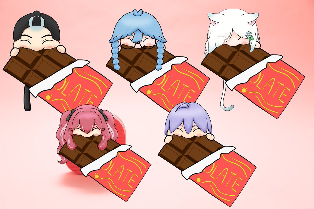 shiroganeshiba's tweet photo. おはシバ🐺🍖
今日は朝早くから！
昨日は追加で5個描いたよ🍫

そして今日はTikTokLIVE初配信するよ✨17時～
そこで🍫イラスト描いて欲しい人募集します(*^^*)

このポストに♥＆♻して
リプに【チョコ食べたい！！】
ってコメントしてね💬
できたら参考となる画像も欲しいです🥺

描けるだけ描きます✨
フォローして頂けると受け渡しもスムーズに行くのでできる限り+👤

 #おはようVTuber
 #イラ��ト企画

TikTokリンク
https://t.co/s3wQtxJbnM