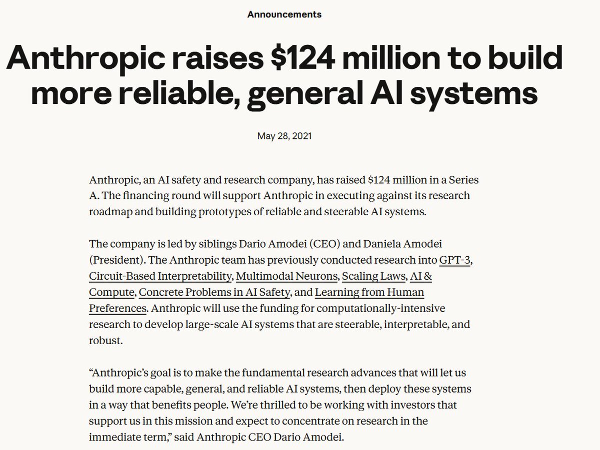 Less than 5 years ago, Anthropic raised ~$124M in its Series A at a ~$500M valuation.

Today, it’s raising $30B at a $380B valuation with ~$14B in ARR.

Absolutely nuts.