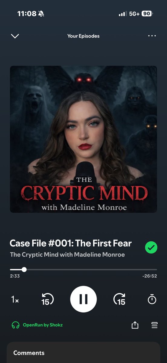 KraftCecily's tweet image. Awesome first episode of @crypticmindpod @MadelineeMonroe! Loved it!🖤👻😀