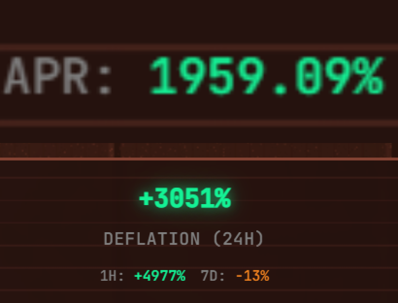 Crypto is so back, boyz. Almost 2000% APR with massive deflation at the same time.   

There's a gold rush starting and the pumpfun kids with their broken tokenomics don't know about it yet.   

$LOG <a href="/Chopcorpsol/">CHOPCORP - MINING PROTOCOL 🪓</a>