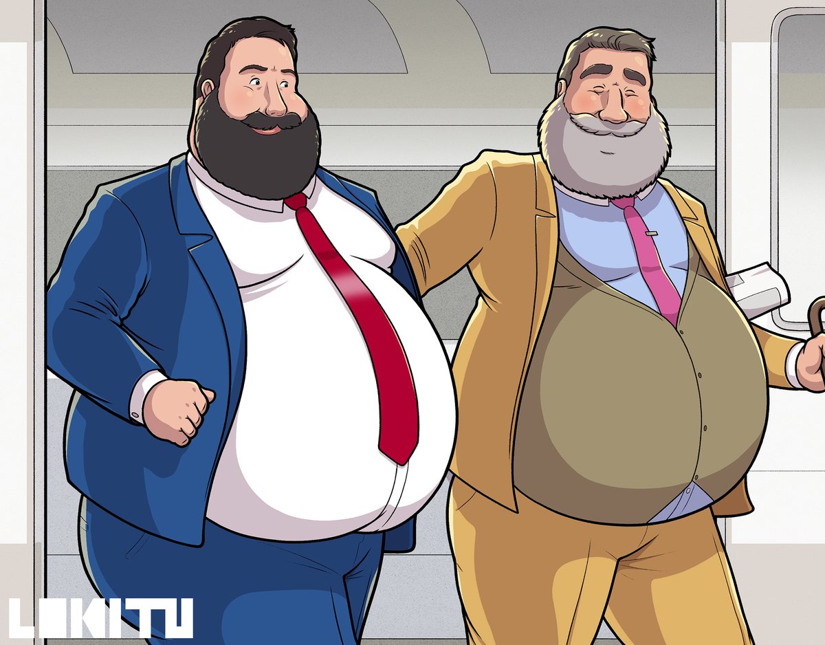 Tube Crush Daddy, 4

‘Come along this way, good sir, we’re going to do big things together…’
Transformation complete (commission for Mysteries of Me)