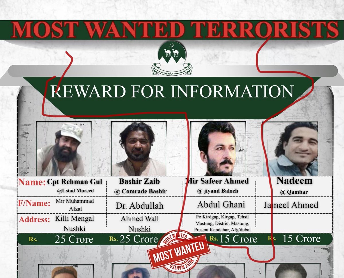 “Mir Safeer Baloch is among those leaders who survived state repression—but by placing a bounty on him—it is being signaled that not merely one individual but entire Baloch political leadership can be targeted anywhere in the world,”

Says Safeer’s party, <a href="/BNMovement_/">BNM</a>, Chairman.