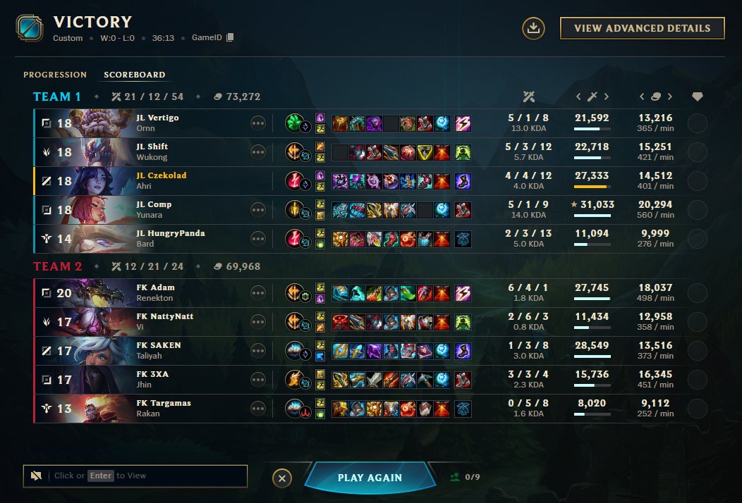 5-1 Aimbot Ahri with charms gg #JOBLIFE