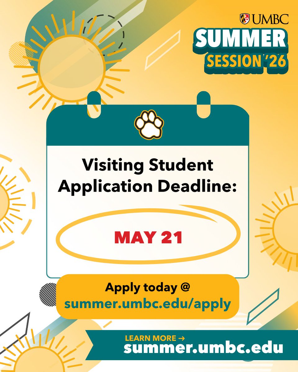 UMBC Summer & Winter Session tweet media