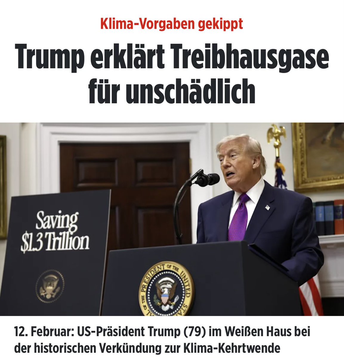 Trump setzt dem Klimaschwindel, dem grössten Deepfake aller Zeiten den Sargnagel.

Love it 😍