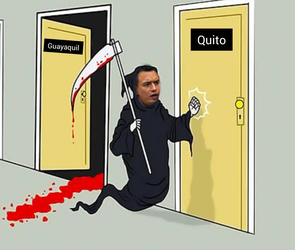 LaRealDesaf's tweet image. A no dejarse Ecuador, este drogo pelafustán está fuera de control y si es que hay que enderezarlo a la fuerza, nos sabremos movilizar en paz pero con firmeza. 
#FueraNoboaFuera