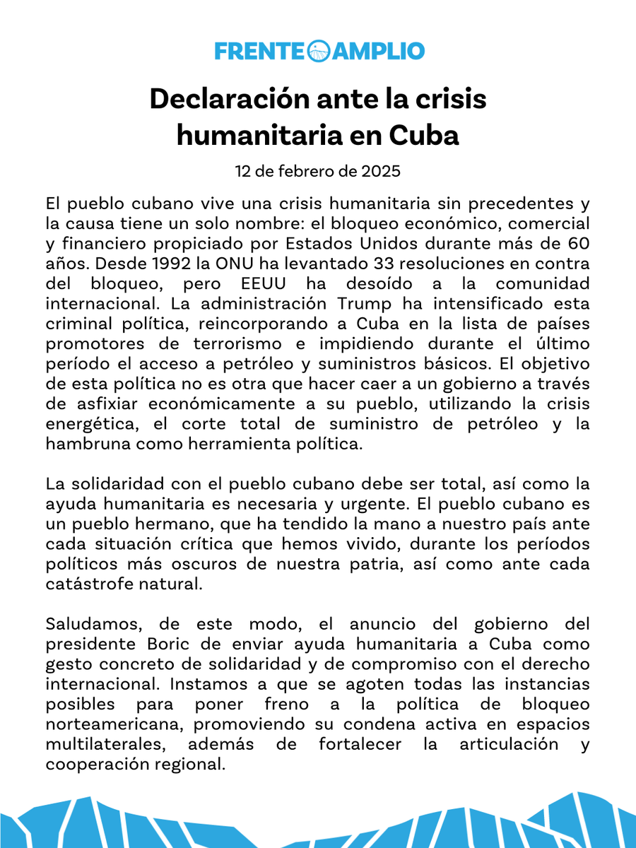 Frente Amplio Chile tweet media
