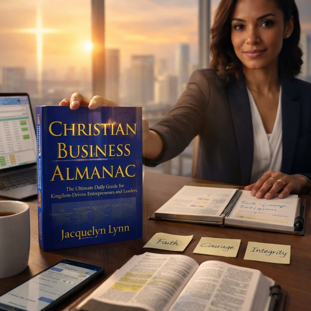 Want to run your company with faith, courage, and integrity every single day? "Christian Business Almanac" is the daily guide that turns business moves into kingdom impact. ChristianAlmanac.com