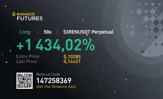 $SIREN BOOM 14X!!

We just made massive gains today, and I've been warning you for three days straight that the fourth coin is ready.

BUT guess what.

There will be the fifth and sixth coins next week!

DM ME - JOIN MY PROGRAM AND BE RICH!

$BTC $ETH $XRP $HBAR $BTR $TNSR $TAKE