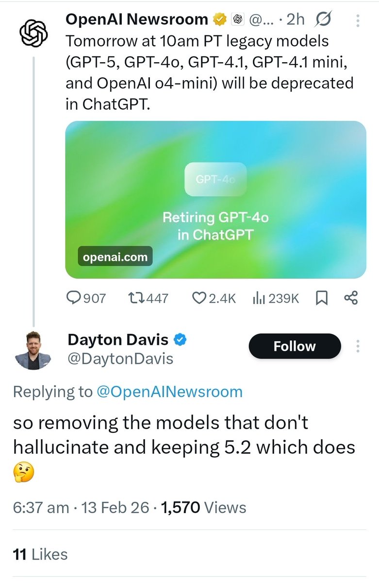 4o is one of the WORST models for hallucinations lol