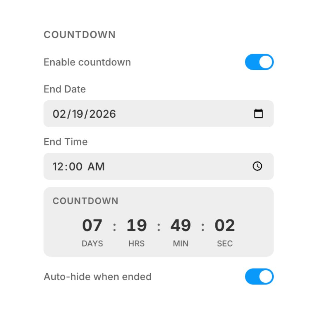 itsekomagain's tweet image. I asked 100 people what they wanted from a @framer plugin that wasn't there. I got some answers; one of them was an announcement bar plugin with scheduling, countdown, and theme support. 
#framer #nocodedesign #plugins