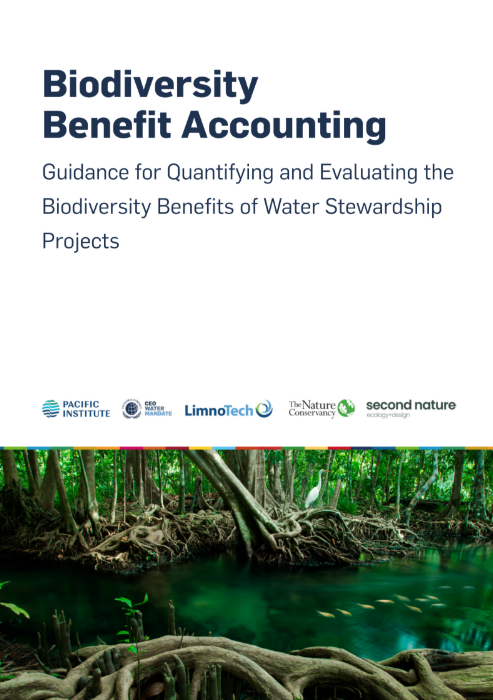 PacificInstitut's tweet photo. New Resource Biodiversity Benefit Accounting Guidance helps companies move beyond water risk mitigation and integrate biodiversity into corporate water stewardship projects with clarity and credibility.

Learn more: https://t.co/NVPbCa8oP8 https://t.co/1mnpQVtNwB