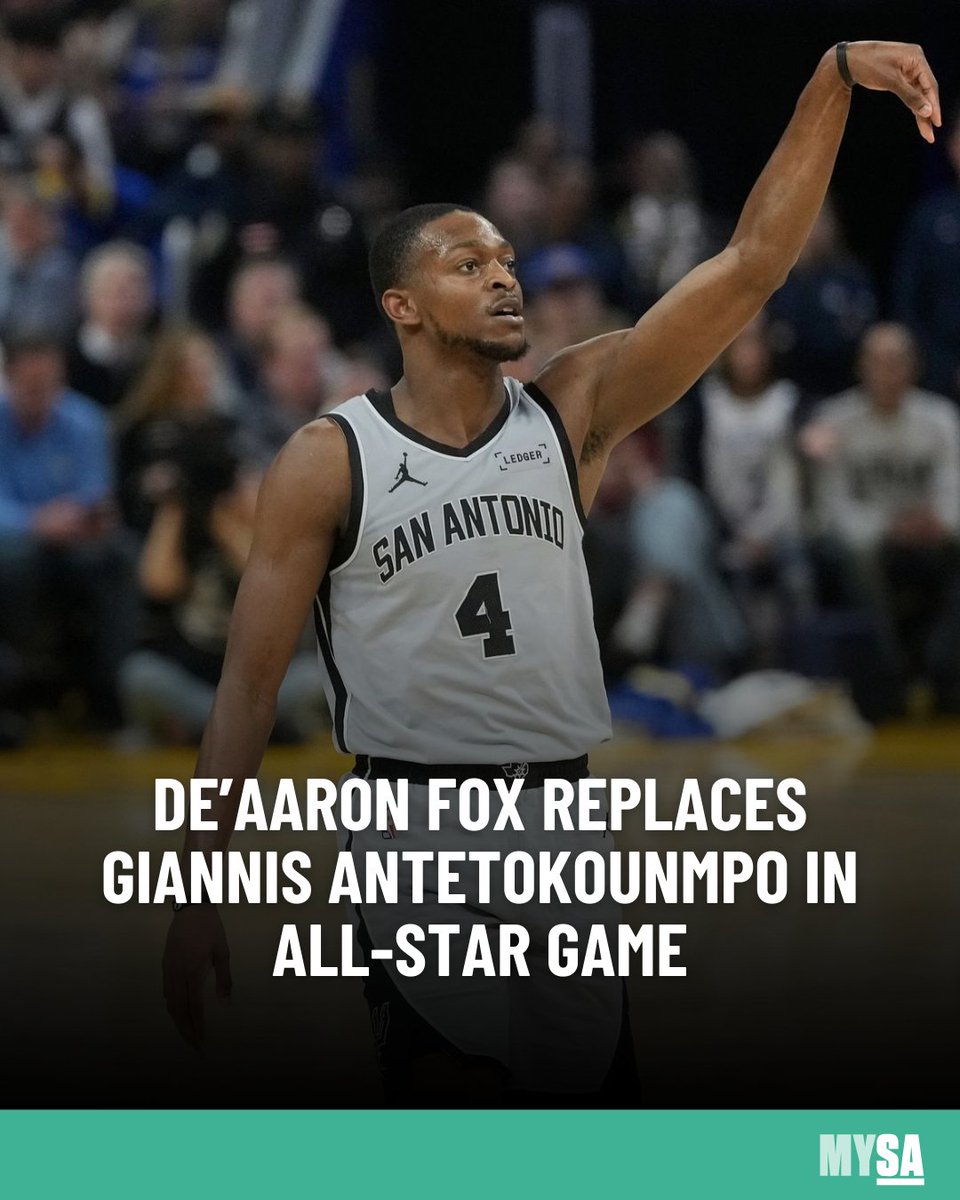 mySA's tweet image. Fox will play for the USA Stripes team 😏🏀 bit.ly/4tufgHv