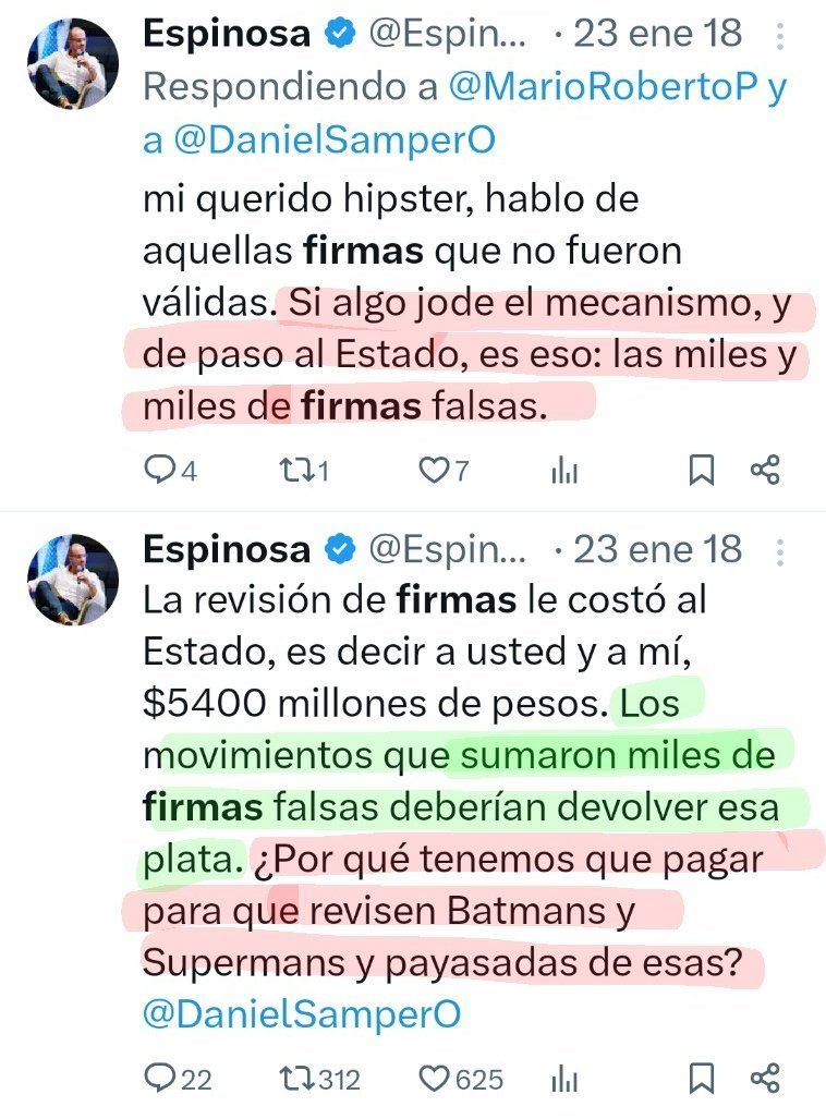 wilsonariasc's tweet image. Qué opinas del tono que usa el periodista @EspinosaRadio según quién presente las firmas no válidas.

Versión 🐯2026👇🏾           Versión 🥑2018👇🏾