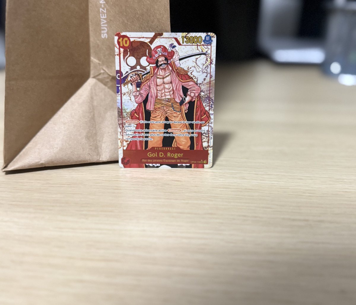 Nouveau hit 🔥🔥 
Gol D. Roger OP09-118 ⭐️ 
One Piece Card Game.
