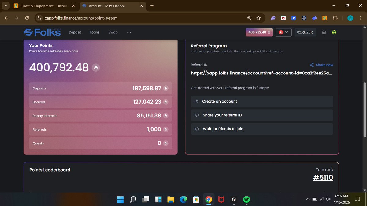 neezer28's tweet photo. exam done ✅

now let's focus and create quality content about @FolksFinance on @AiraaAgent for the next ten days

$FOLKS is comig https://t.co/aaPpjGYkWq