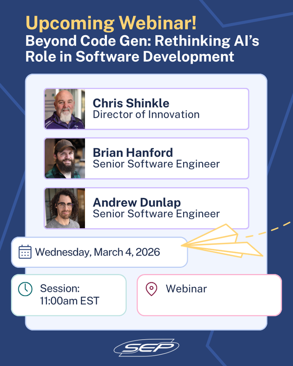 wwwsepcom's tweet photo. Join our LIVE WEBINAR to see how engineering teams are applying AI across the entire value stream—not just in code. Real examples. Real impact. 👉 Register today: https://t.co/JhOQc63Xe4 https://t.co/ys2a7SO81u