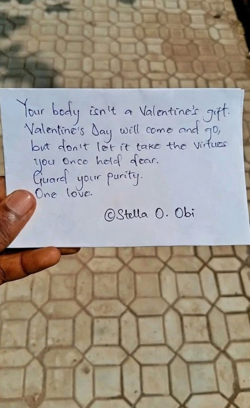 Valentine's Day is coming 🌻...
My advice to young ladies 🗣️🧏‍♀️