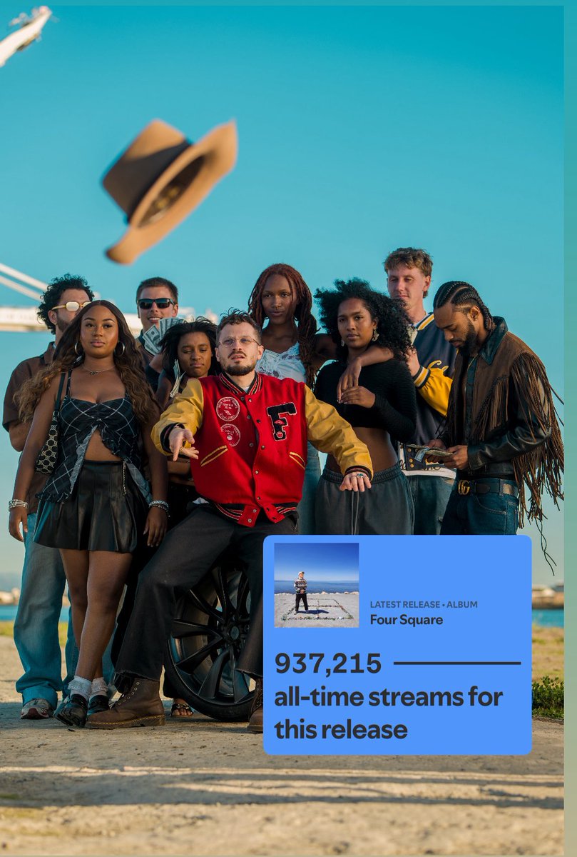 FrakThePerson's tweet photo. First week numbers on Four Square Mixtape!! A million so close https://t.co/4jvqLdOty5