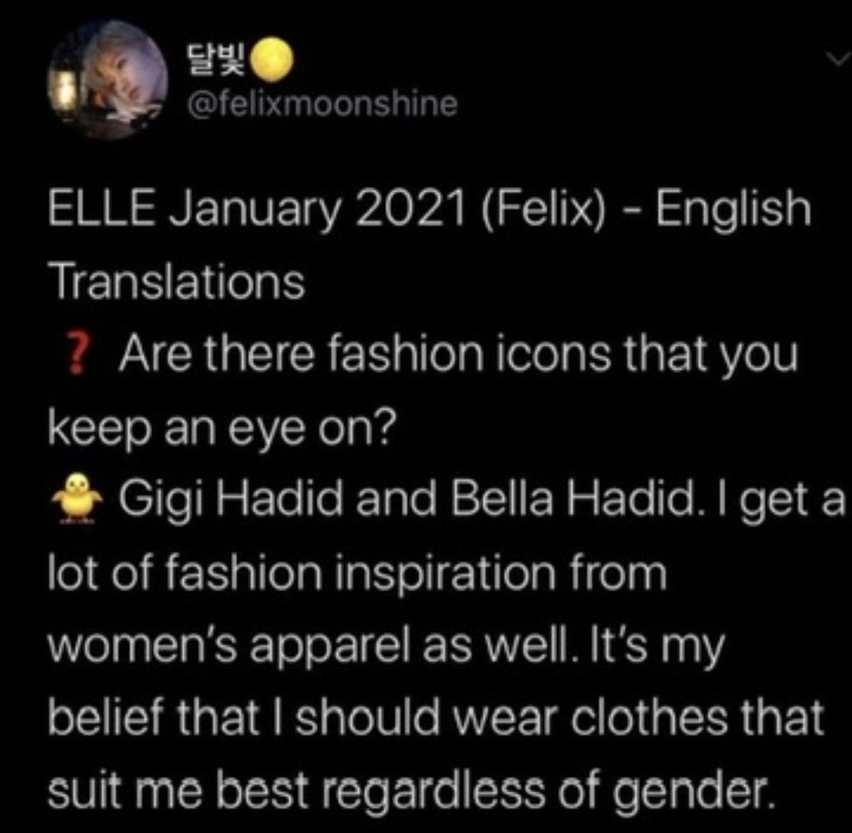who’s going to tell 2021 felix that in just a few years he’ll become the ambassador and the muse for the womenswear line of one of the world’s biggest luxury brands and walk the runway twice at women’s fashion week?