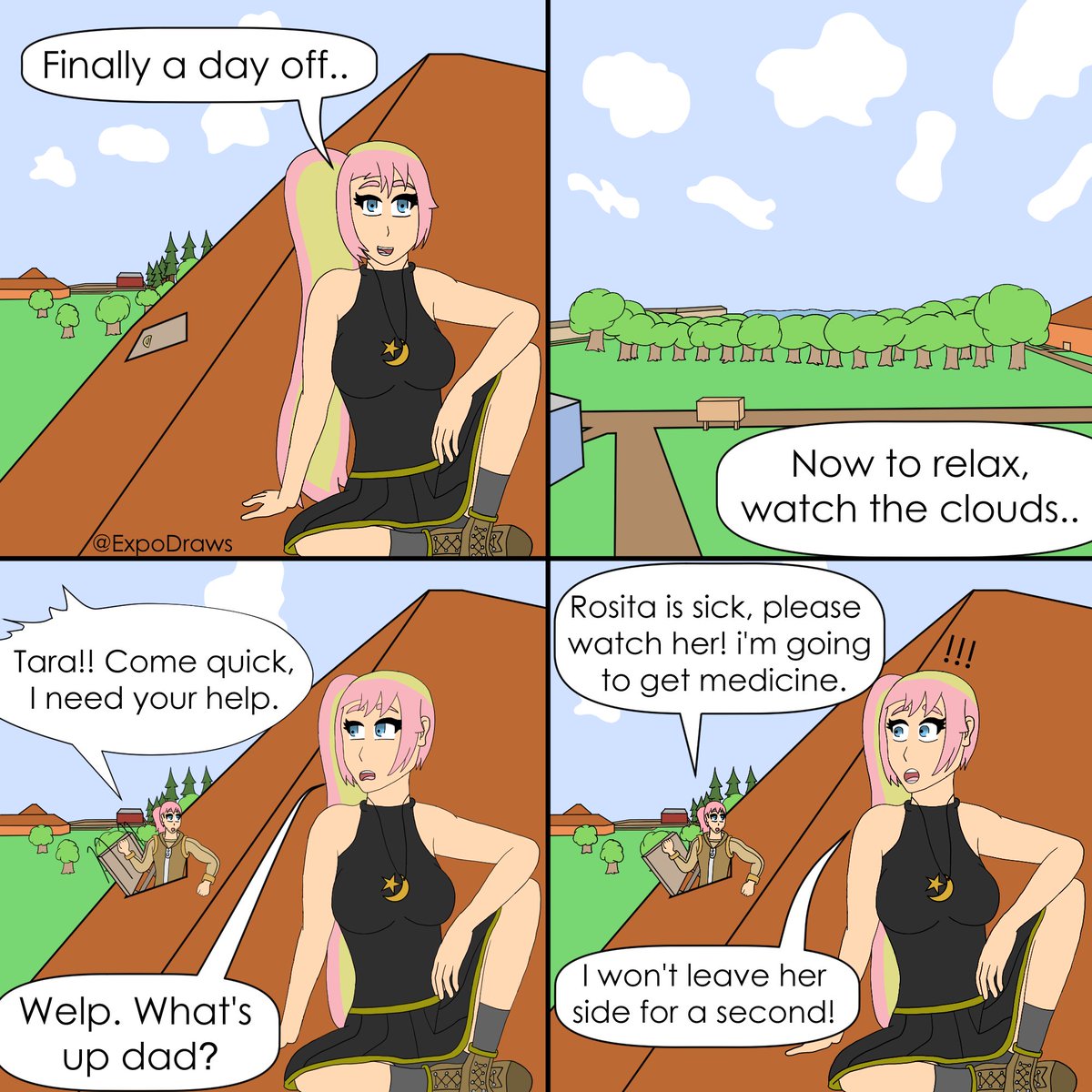Here's page 1 of a new bonus comic starring Tara!
