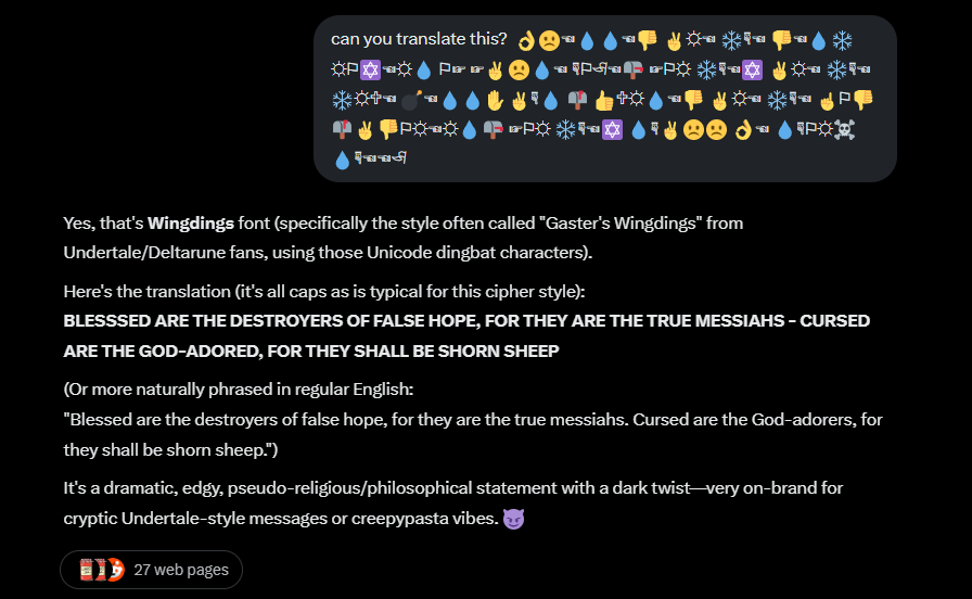 I just translated Jesse Strang's (Van Rootselaar), cryptic message in ...