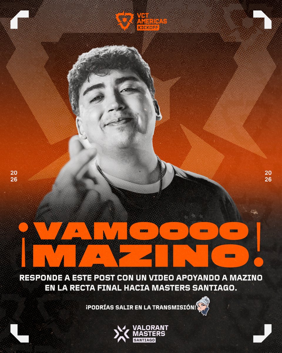 valesportsla's tweet image. ¡ANULO MUFA! 🙅‍♂️🙅‍♀️🙅
Compartenos un video en apoyo a @Mazinofps, en esta recta final rumbo a #VALORANTMasters Santiago.

⬇️⬇️⬇️⬇️